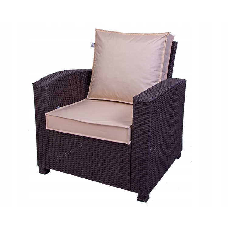 Podsedák na záhradný nábytok Golden Garden GG85 55/60/8cm + opierka 55/ 50/10cm - krémová